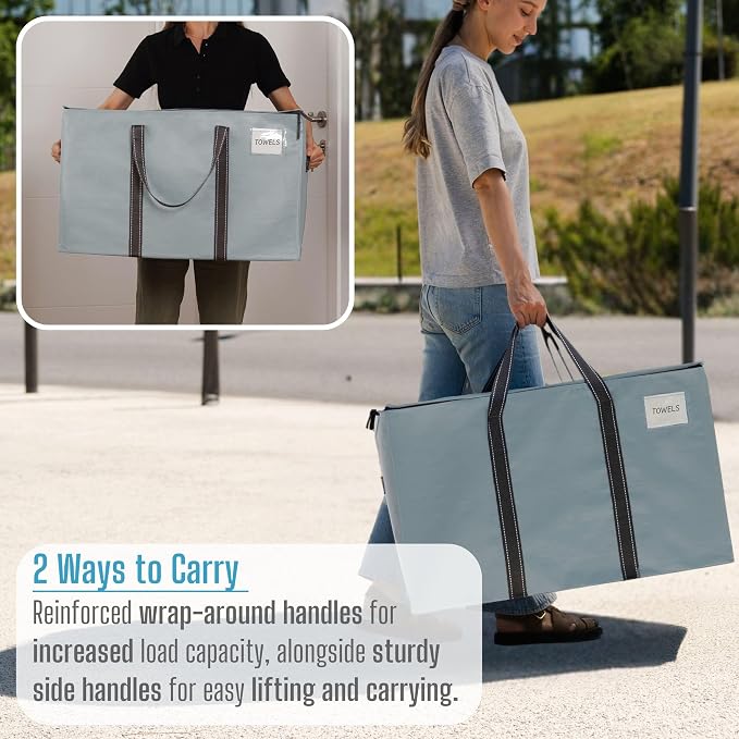 VENO 4 Pack Moving Bags, Heavy Duty, Moving Boxes Alternative, Packing Storage