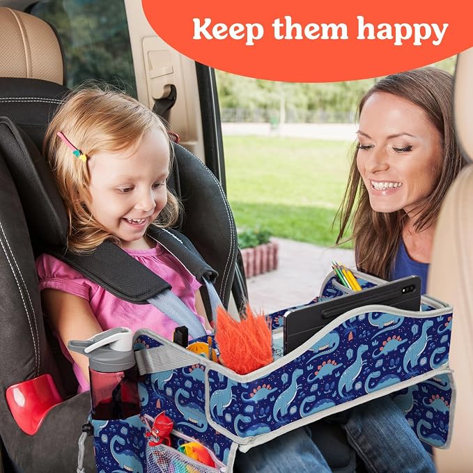 PILLANI Kids Travel Tray for Car