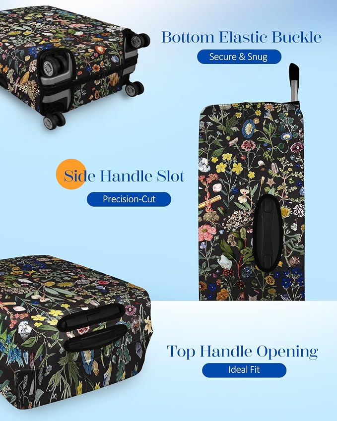 Slohif Luggage Cover for Suitcase Tsa Approved Protector