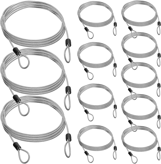 12 Pack Security Cable Luggage Lock