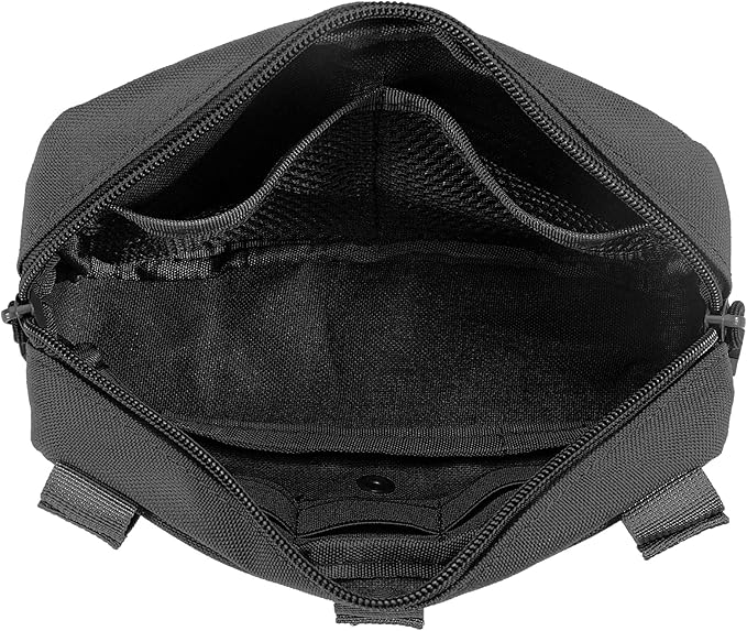 Tactical Molle Admin Pouch Utility Laser Cut EDC Tool Pouch Bag Horizontal