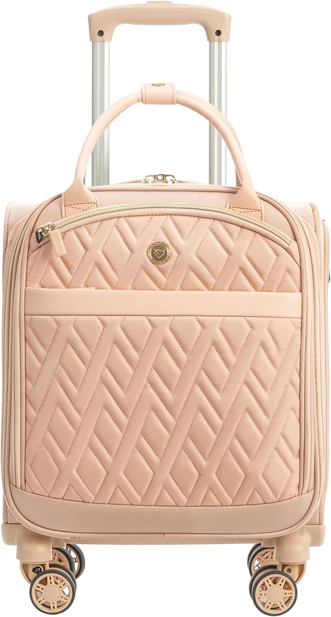 Verage 18x14x8in Spinner Underseat Carry-On Luggage -Airplane Personal Item Bag