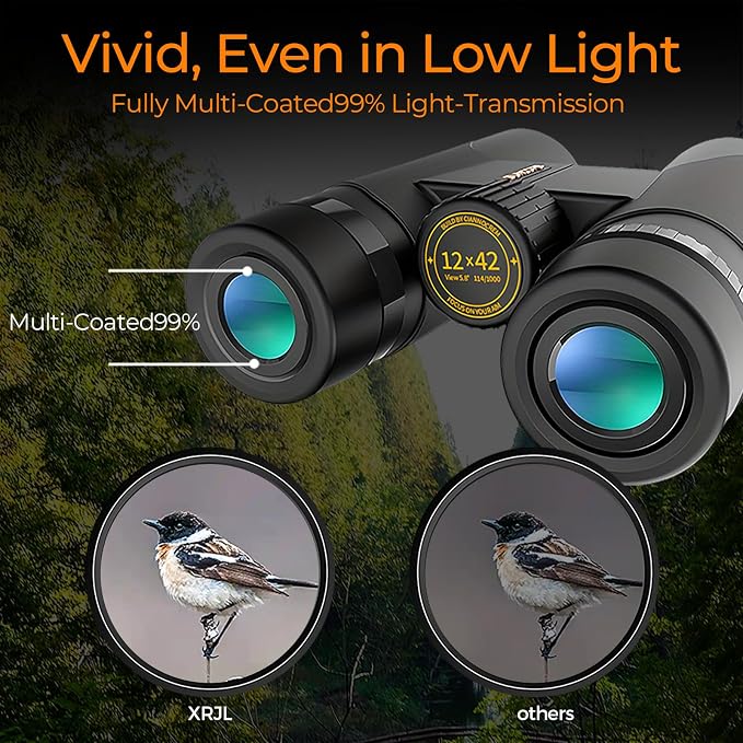 12x42 Binoculars for Adults High Powered
