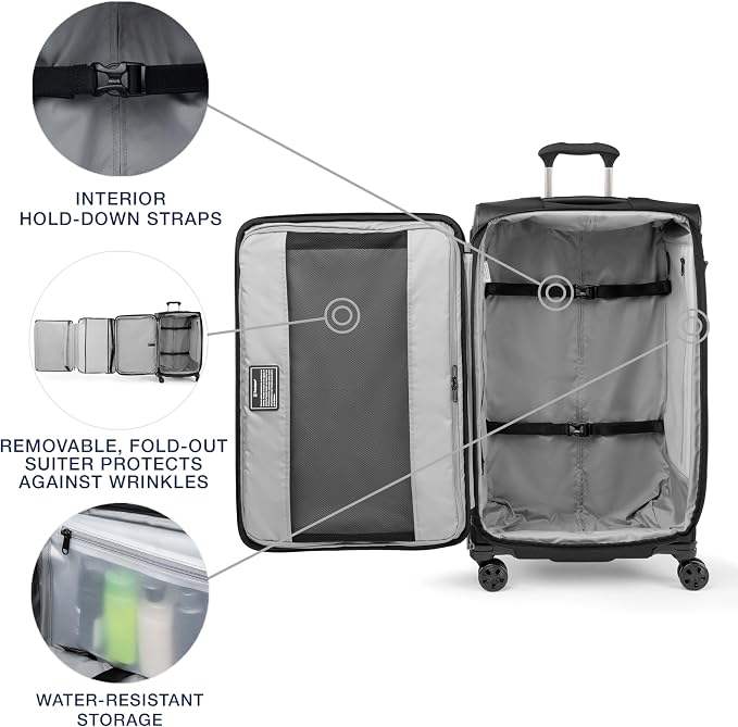 Travelpro Crew Classic Lightweight Softside Expandable Checked Luggage