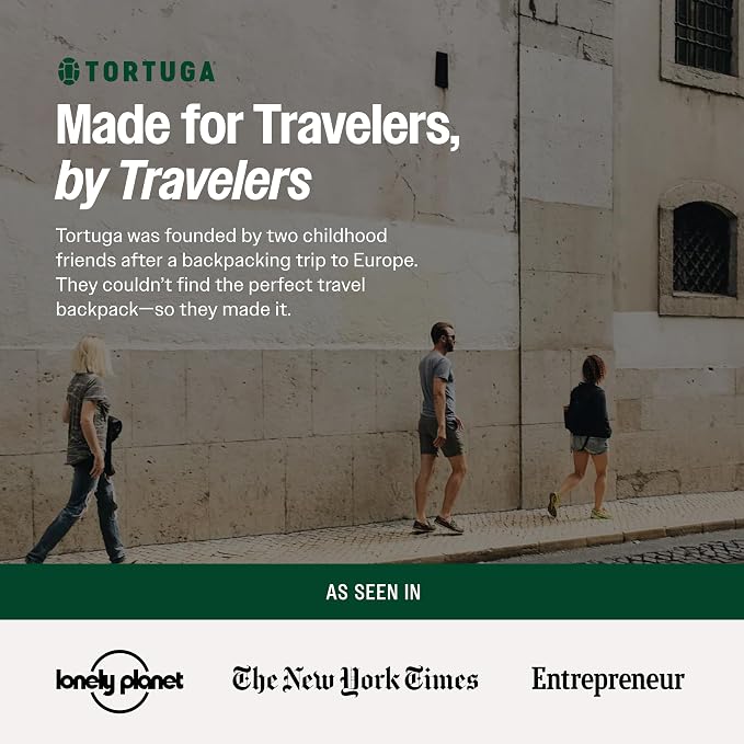 Tortuga 40L Travel Backpack Lite, Comfortable, Airline-Approved Bag