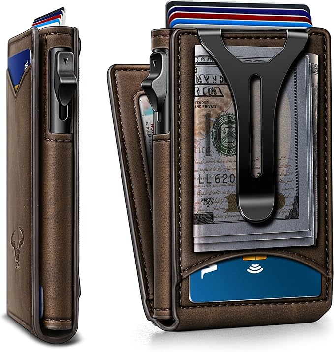 BULLIANT Men Wallet, Money Clip Wallet Slim