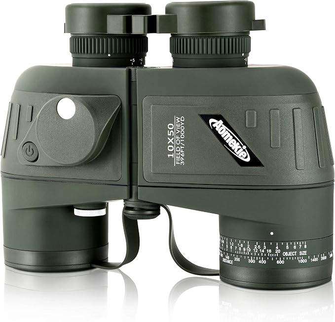 AOMEKIE Marine Binoculars for Adults 10x50 Waterproof Binoculars