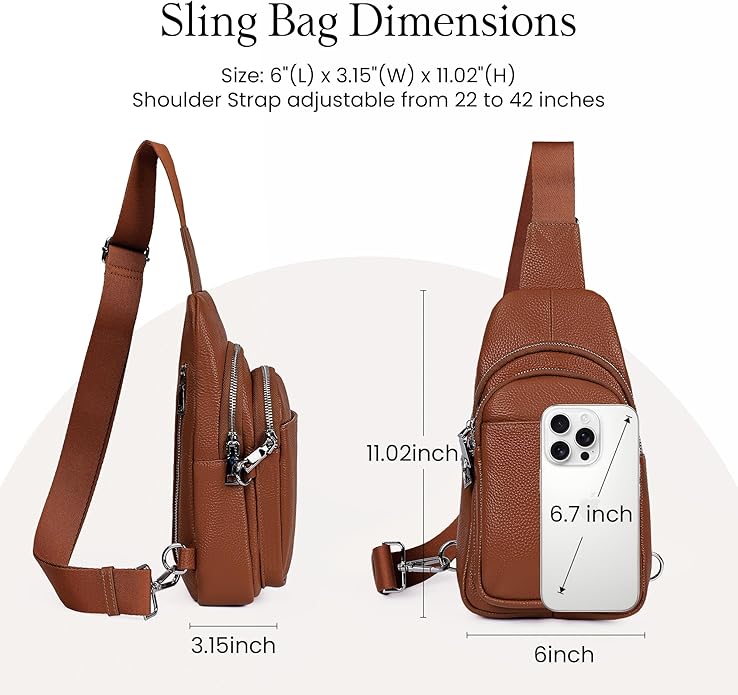 befen Genuine Leather Small Sling Bag