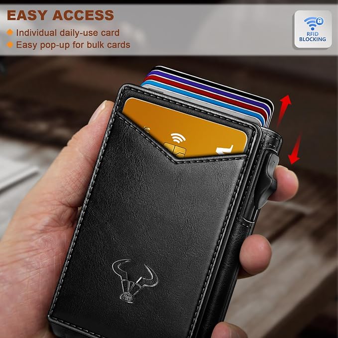 BULLIANT Men Wallet, Money Clip Wallet Slim