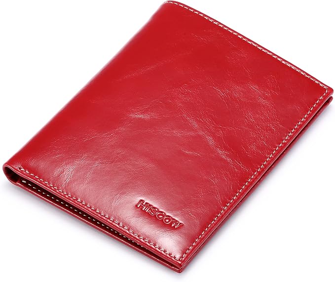 HISCOW Italian Leather Passport Holder