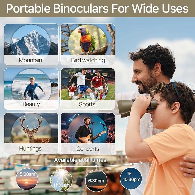 20x50 Binoculars for Adults