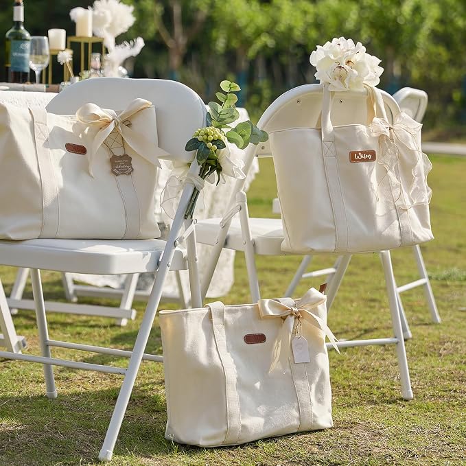 AW BRIDAL Monogram Canvas Tote Bag
