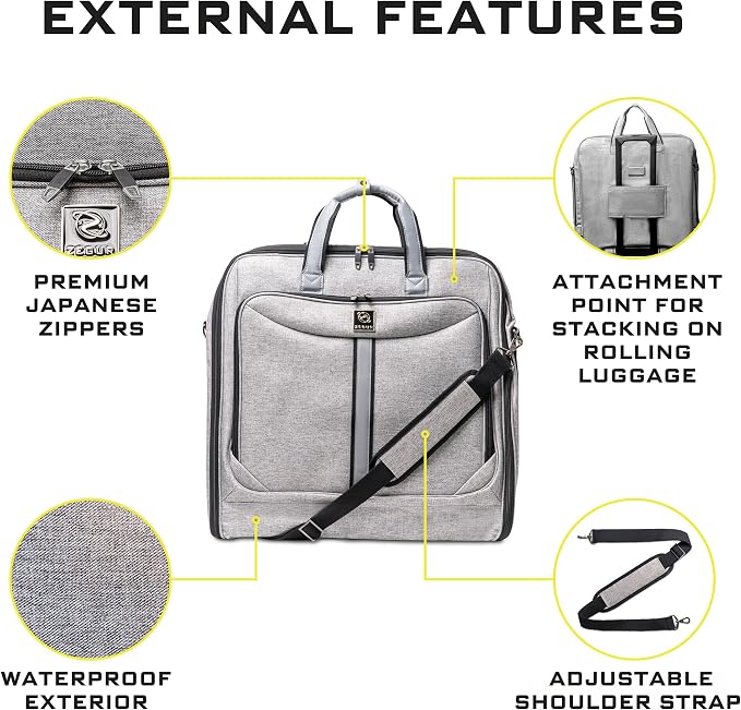 Premium Suit Garment Bag Carry On