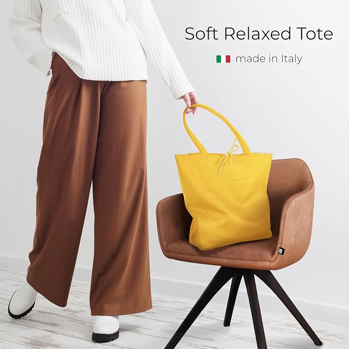 Italian Calf Leather Tote for Women