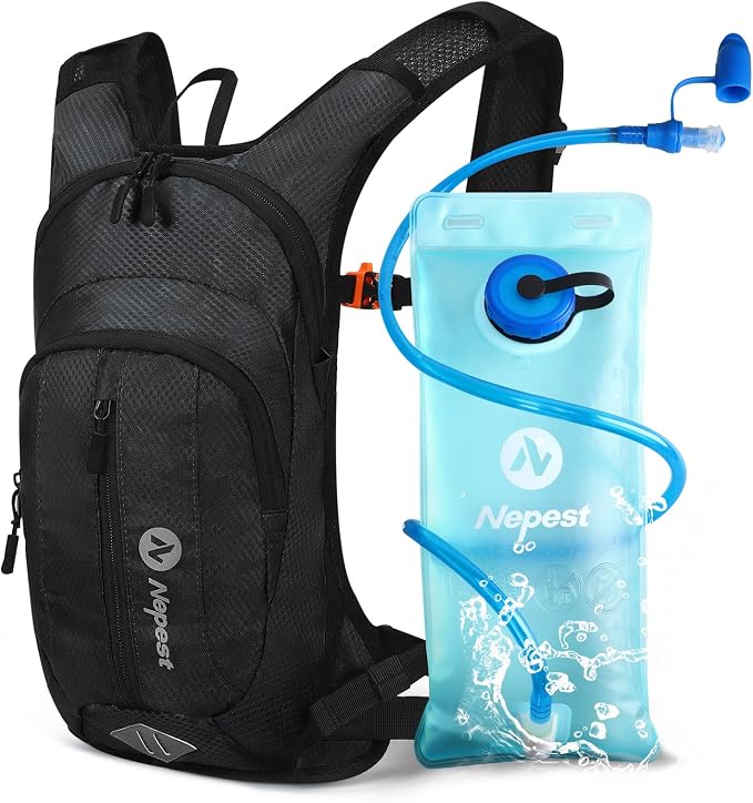 Nepest Hydration Pack Backpack for Women & Men, Lightweight Water Backpack