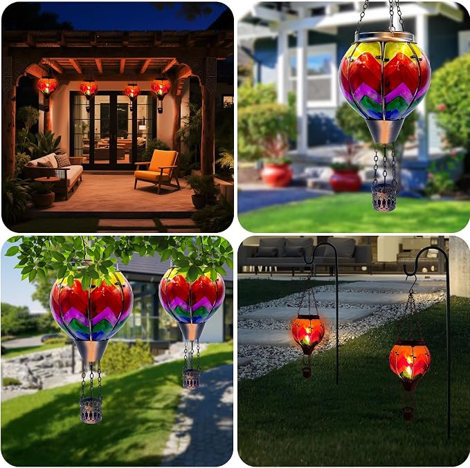 Hot Air Balloon Solar Lantern