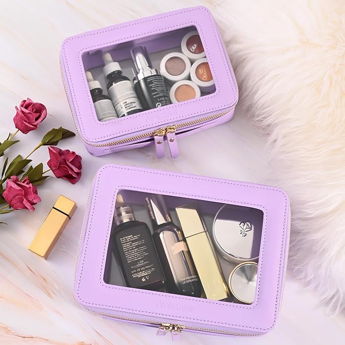 Aveniee Clear Makeup Bag Organizer, Large Travel Toiletry Bag