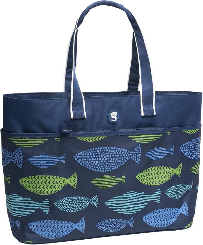 geckobrands Oversized Beach Tote – Large and Stylish Beach Bag