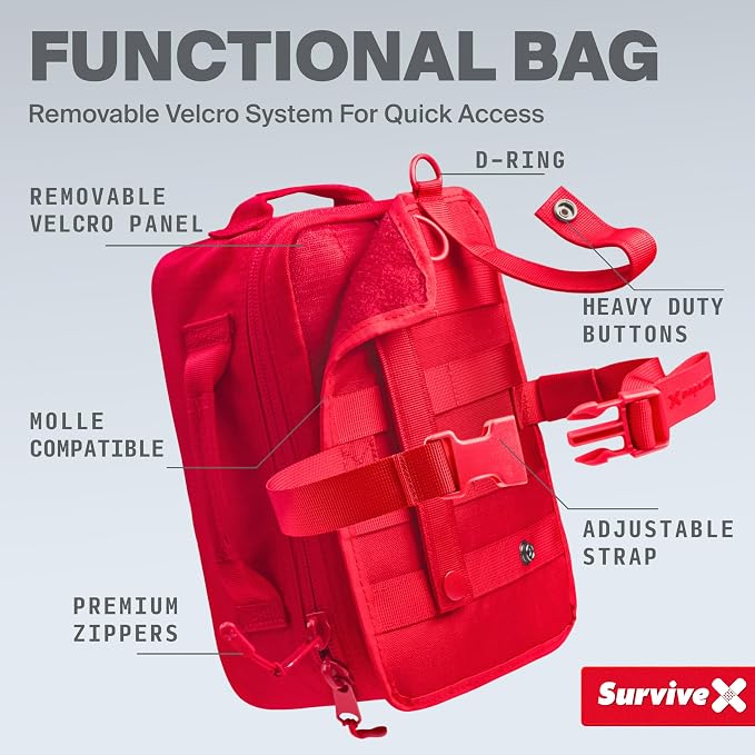 Large First Aid Kit for Car, Travel & Home