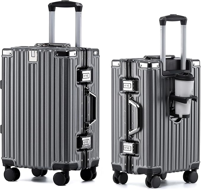 HotWay 20 Inch Aluminum Frame Carry On Luggage