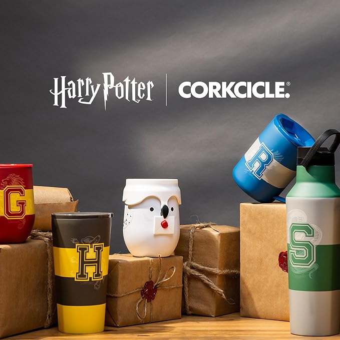 Corkcicle Stemless Insulated Wine Glass Tumbler - Beverages Cold 6 & Hot 3 Hours - Stainless Steel - Easy-Grip - Summer Drinkware Gift - Keeps Drinks Ice - 12 oz - Hedwig