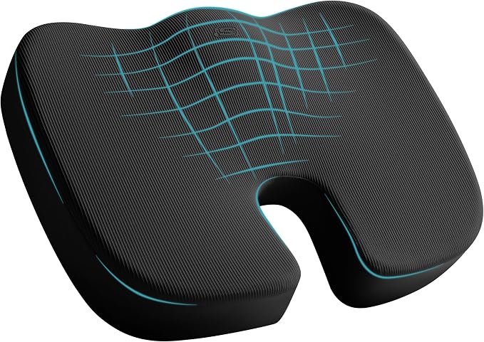 Skechers Memory Foam Seat Cushion, Office Chair Cushion