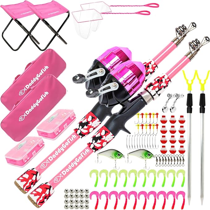 DaddyGoFish Kids Fishing Pole