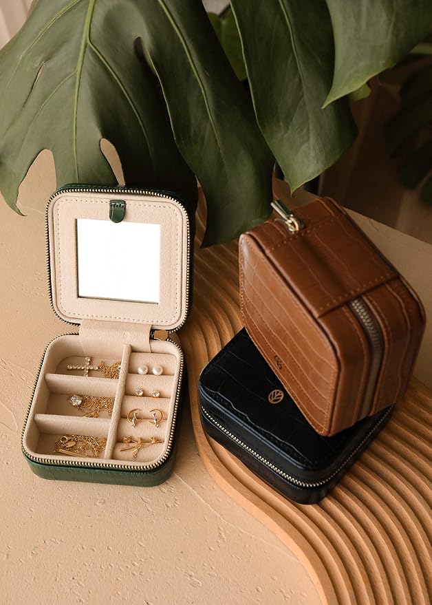 S.Leaf Travel Jewelry Organizer Travel Jewelry Boxes