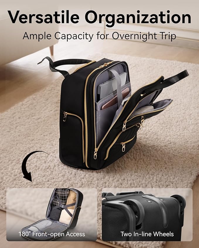 LUGGEX Underseat Carry On Luggage