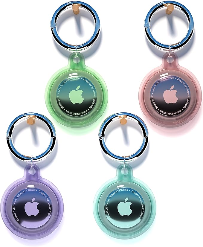 4 Pack Airtag Holder, Apple Air Tag Waterproof Case