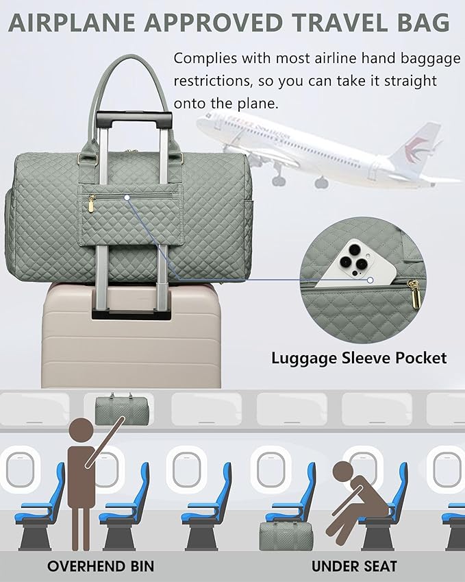 Weekender Travel Duffle Bag for Women