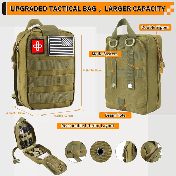 Survival Kit, Gifts for Men Women Teen Boys, Emergency Kit