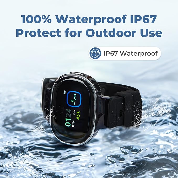 EmeTerm Smart FDA-Cleared Anti-Nausea Wristwatch Touchscreen IP67 Waterproof