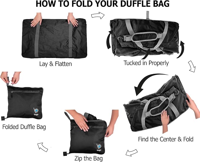 Bago Large Foldable Duffel Bags
