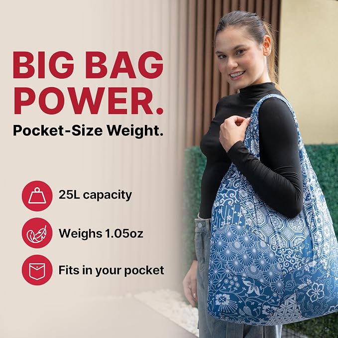 Nanobag Ultra-Lightweight Heavy Duty Foldable Tote