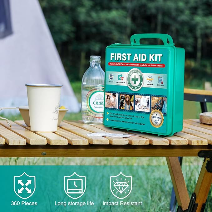 General Medi 360 Pieces Hardcase First Aid Kit