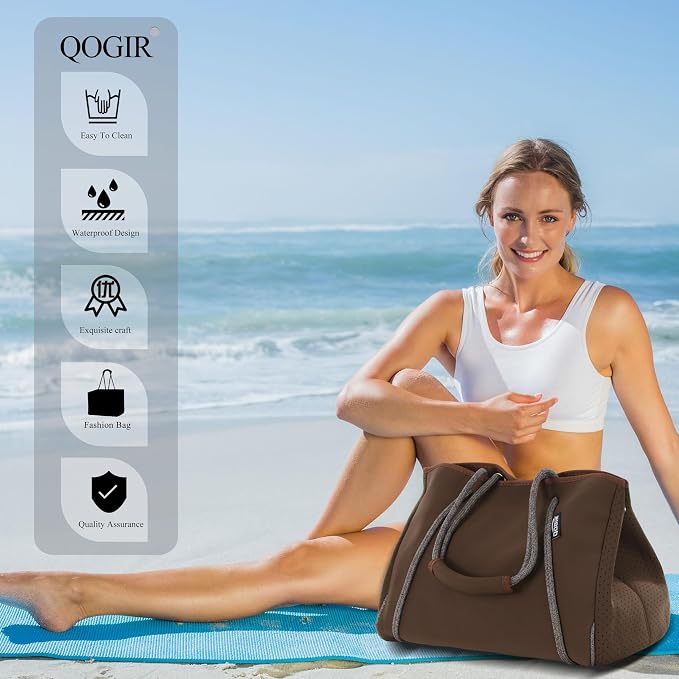 QOGiR Neoprene Multipurpose Beach Bag Tote