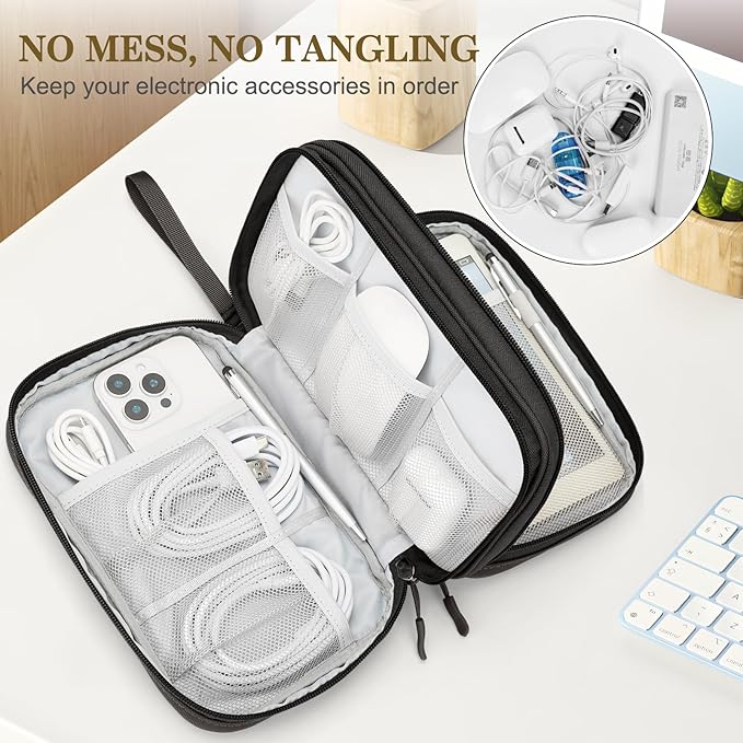 FYY Electronic Organizer, Large Travel Cable Organizer Bag Pouch Electronic