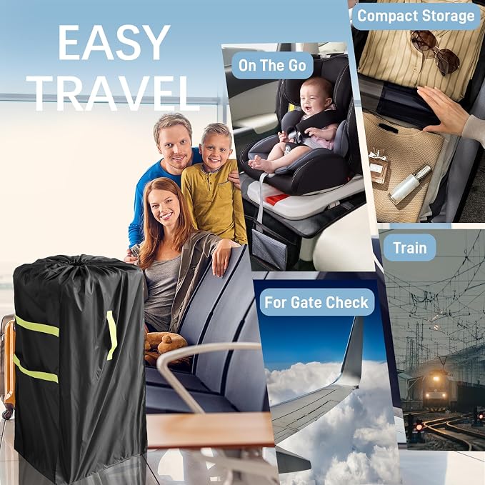 Gate Cheak Stroller Bag for Airplane Travel, Standard or Double Stroller Travel