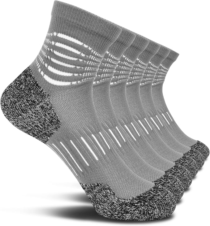 IRAMY Ankle Compression Socks for Men Athletic Running Socks