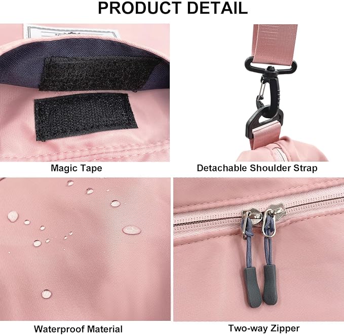 Travel Duffle Bag, Waterproof Sport Tote Gym Bag