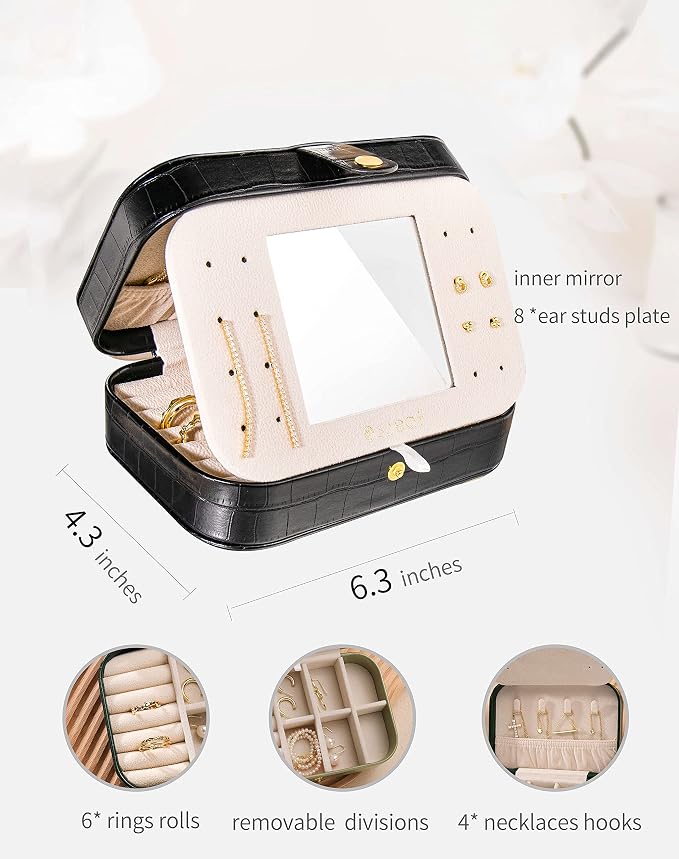 S.Leaf Travel Jewelry Organizer Travel Jewelry Boxes