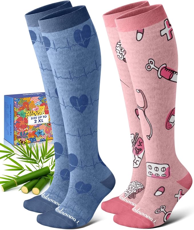 Bamboo Viscose Compression Socks