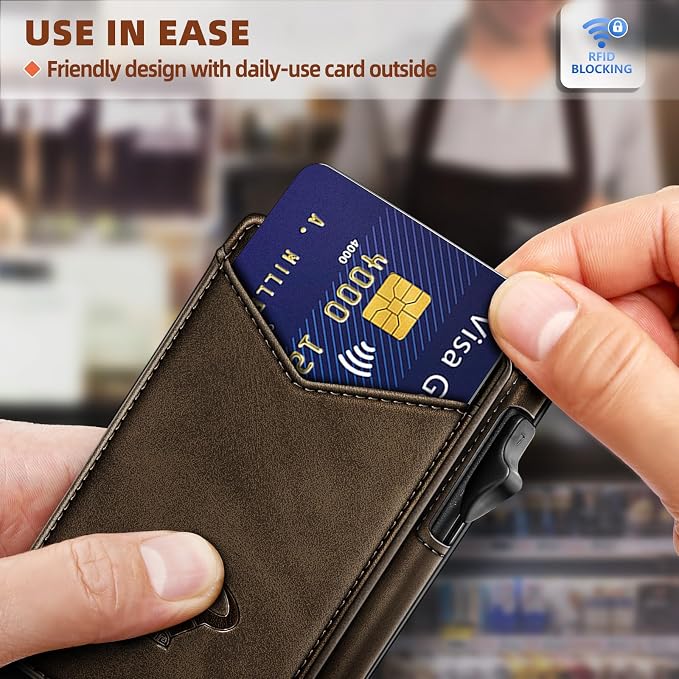 BULLIANT Men Wallet, Money Clip Wallet Slim