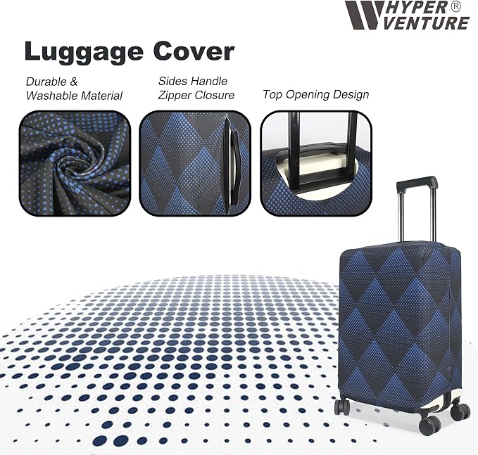 HYPER VENTURE Washable Luggage Cover