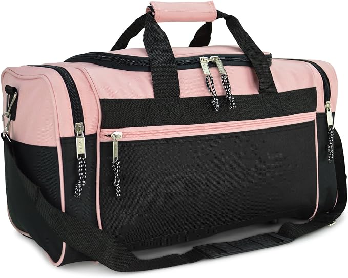 DALIX 21" Blank Sports Duffle Bag Gym Bag Travel Duffel