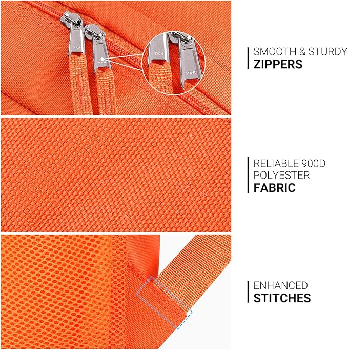 ZORFIN 26L Backpack for College, and Travel: Water Resistant Bookbag