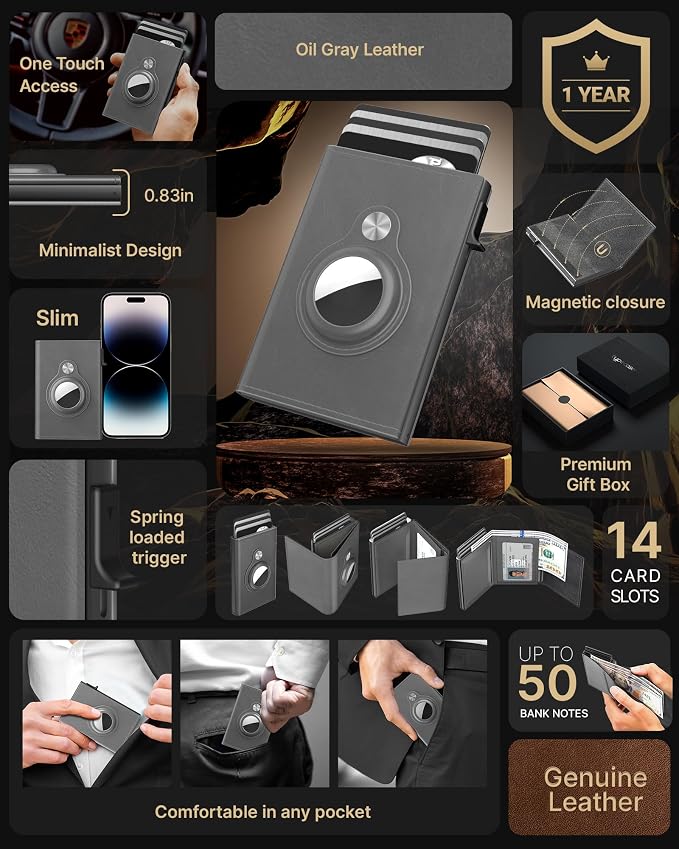 typecase Mens Wallet Card Holder