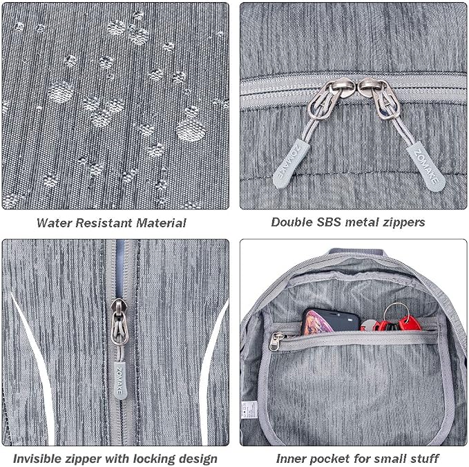 ZOMAKE 25L Ultra Lightweight Packable Backpack, Foldable Hiking Backpacks Water