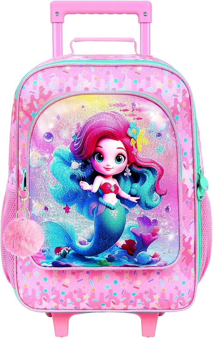 Kids Luggage for Boys Girls, Toddler Rolling Travel Carry on Suitcase